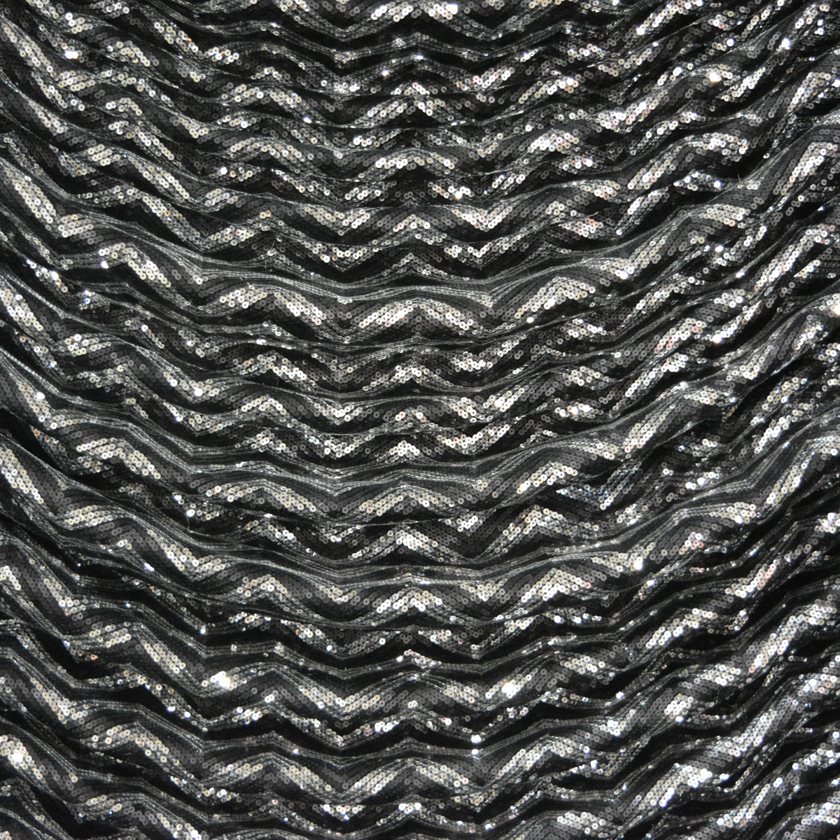 Black/Silver/Herringbone